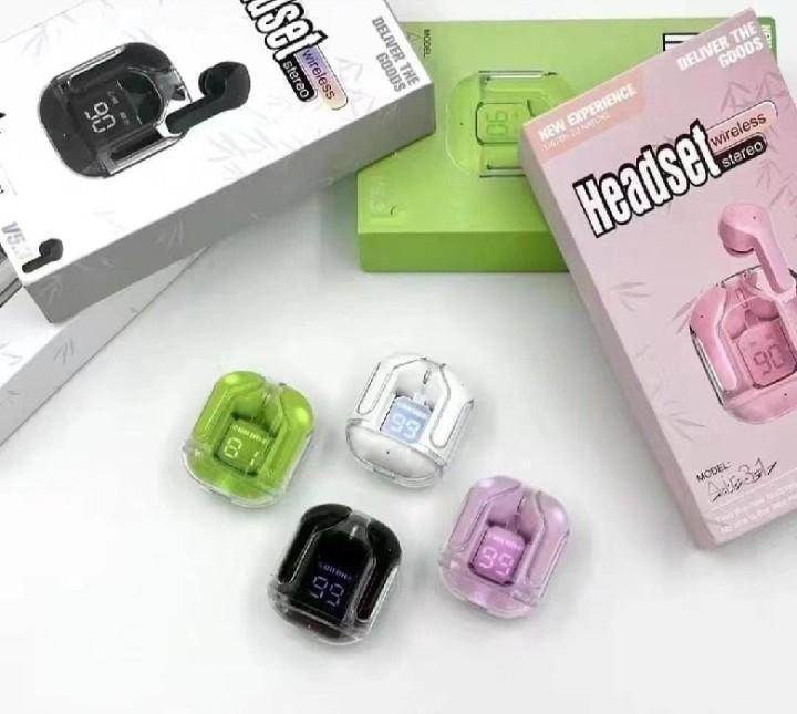 True Wireless Bluetooth with LED Digital Display Stereo Sound